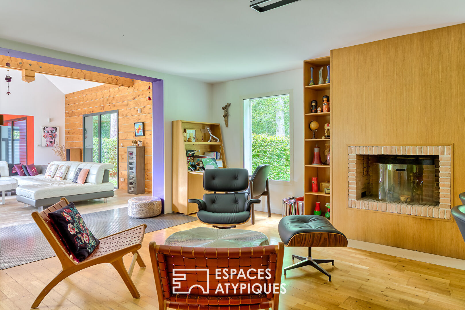 Maison d’architecte en lisière de forêt à Forges-les-Eaux