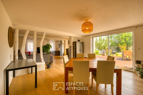 Real estate complex of two houses in the center of Yvetot