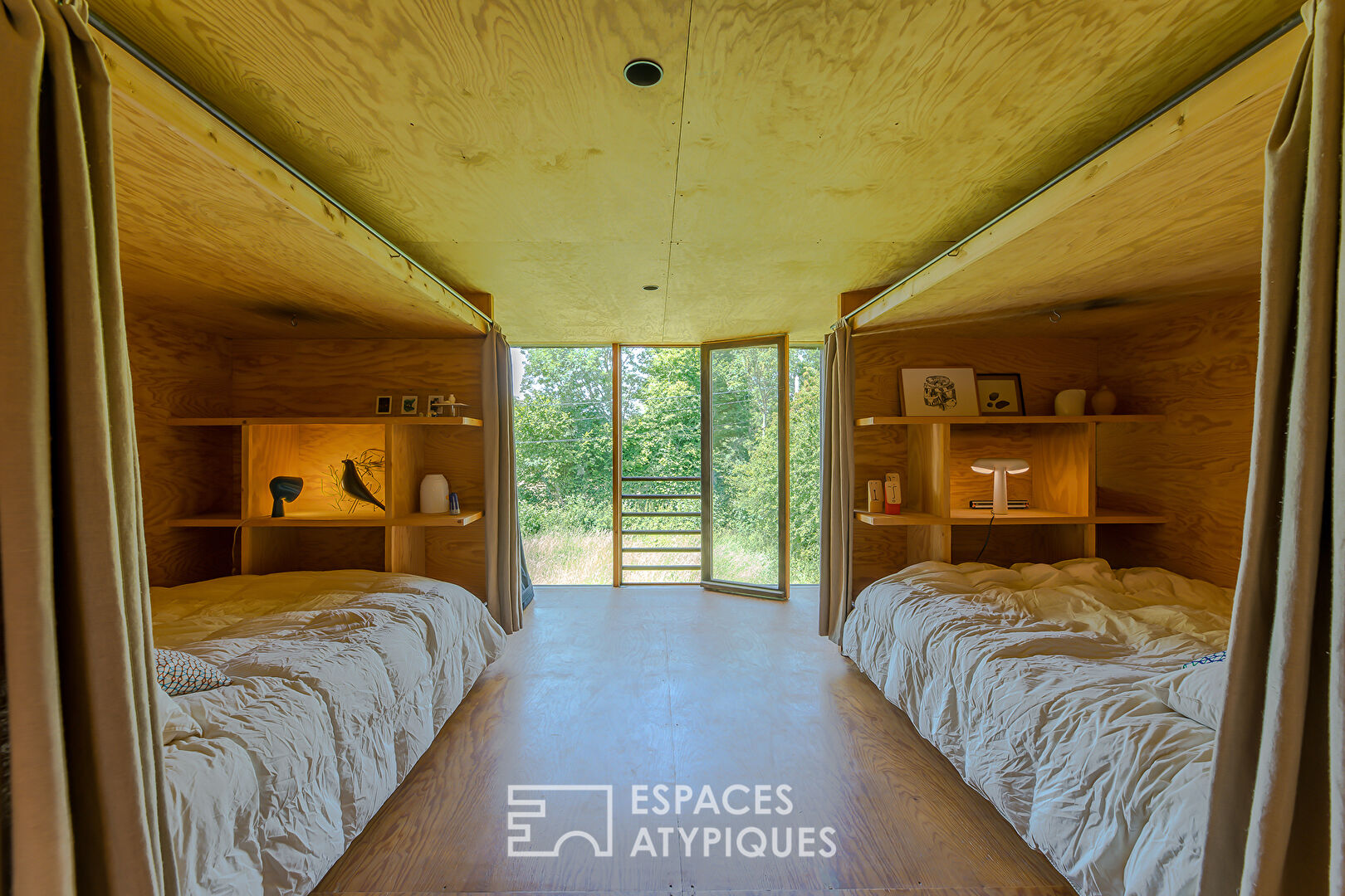 Architect’s wooden frame house _ Atypical in the countryside