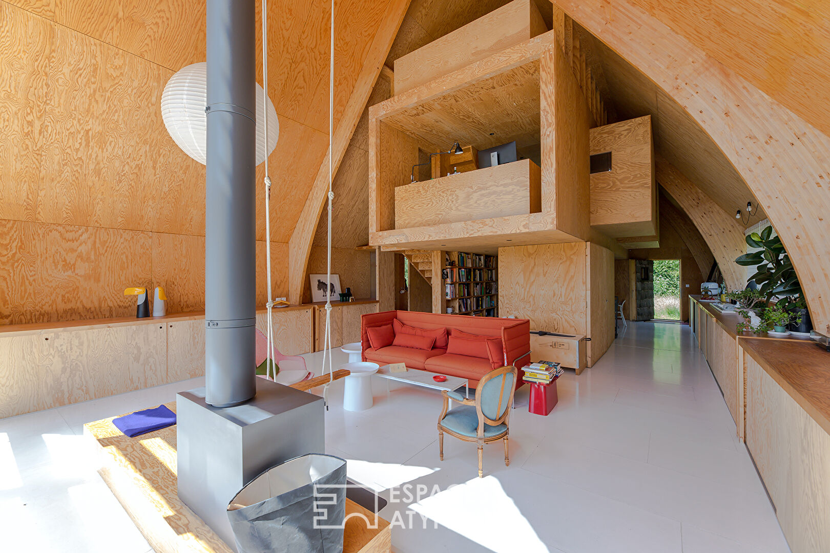 Maison d’architecte en ossature bois – L’atypisme à la campagne
