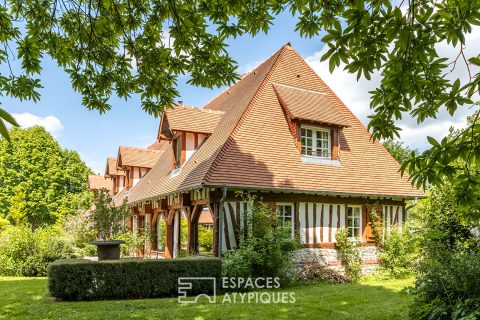 Élégante propriété normande avec gîte et terrain constructible