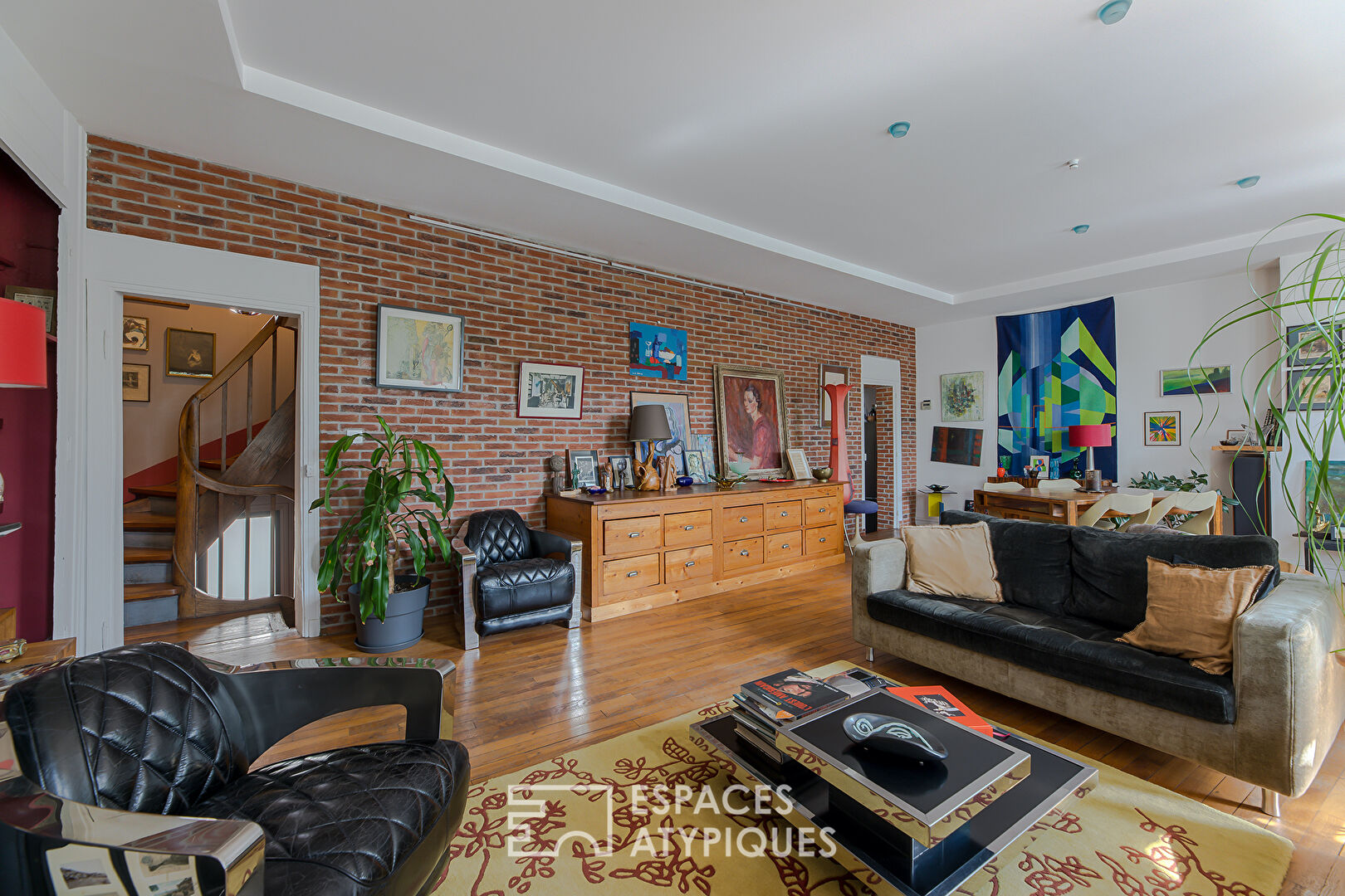 Appartement en triplex, charme et élégance