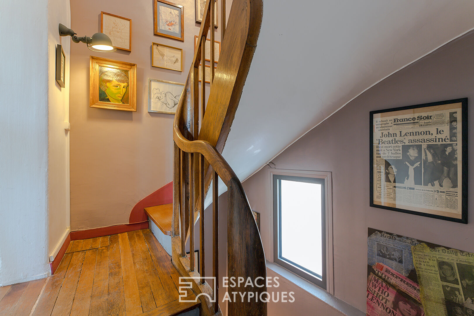 Appartement en triplex, charme et élégance