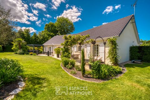 Belle maison contemporaine avec jardin et garage
