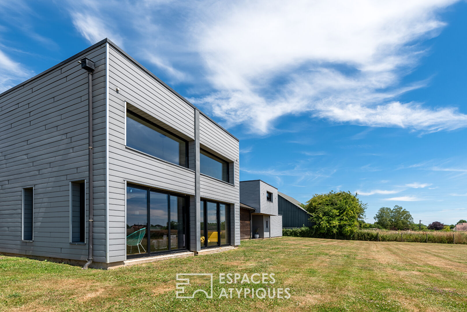 Architect’s wooden frame house