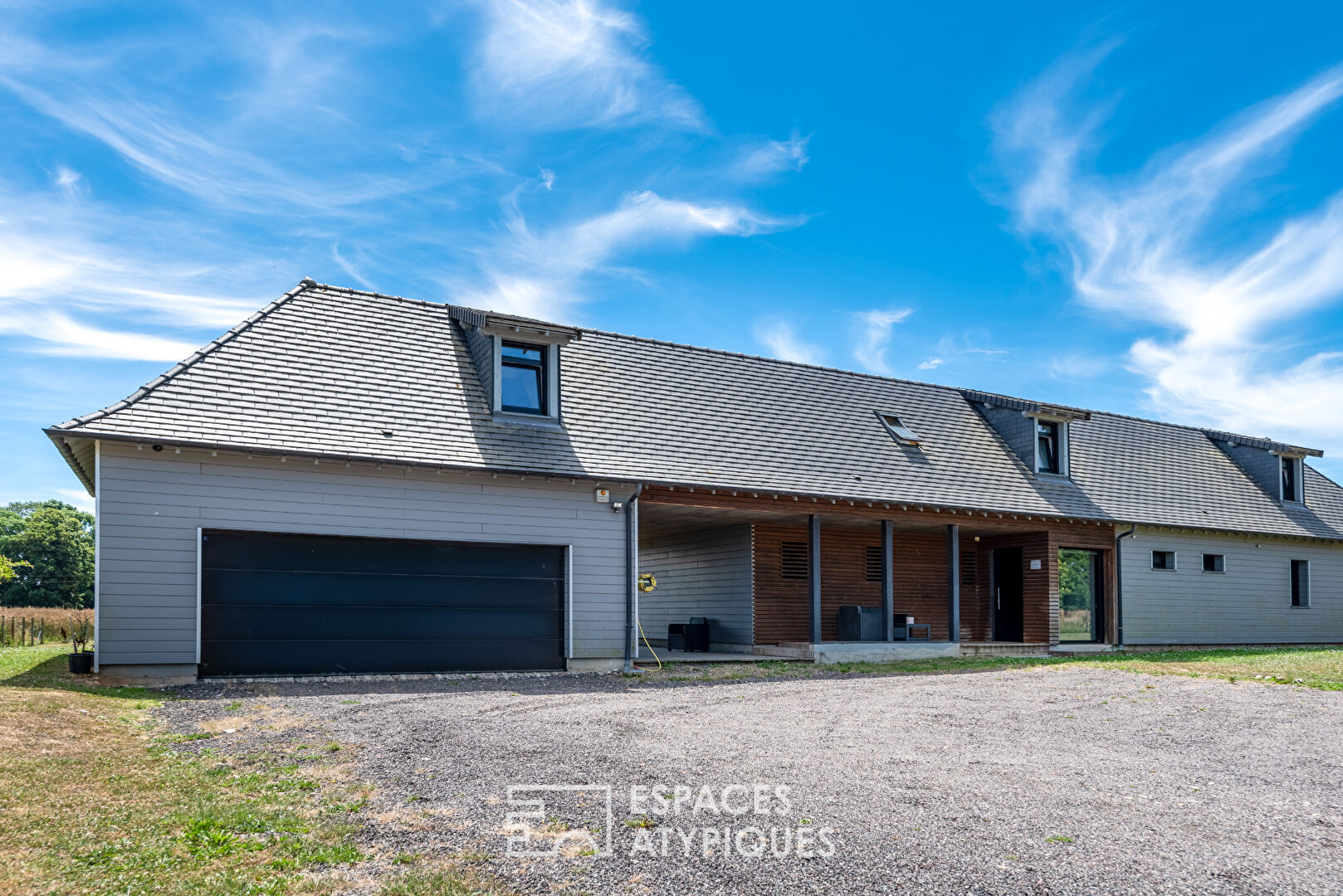 Architect’s wooden frame house