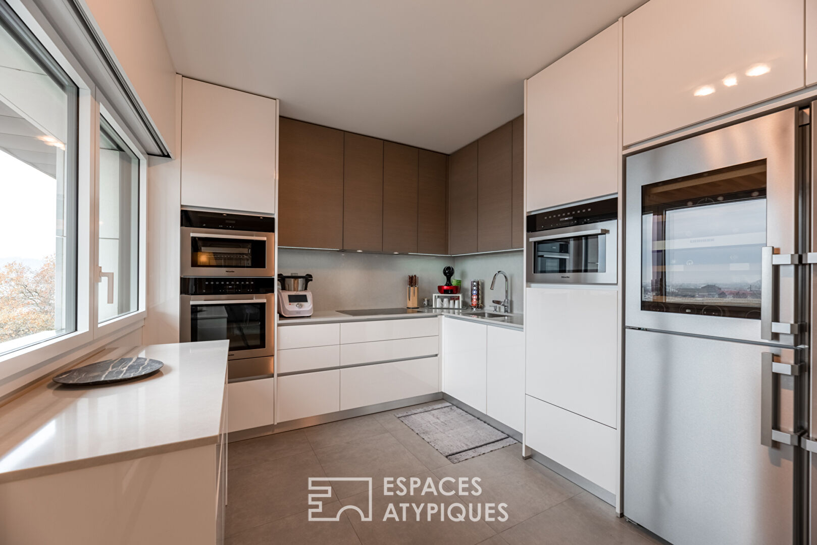 Appartement contemporain avec vue panoramique sur la Seine