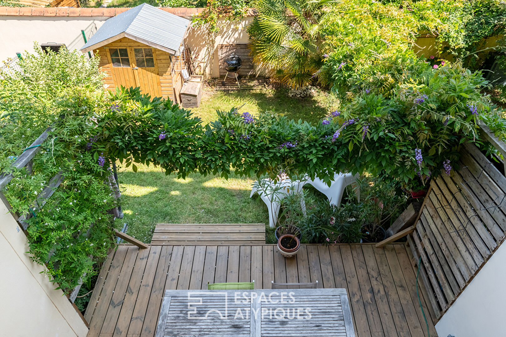 Duplex avec jardin et garage à Saint-Clément