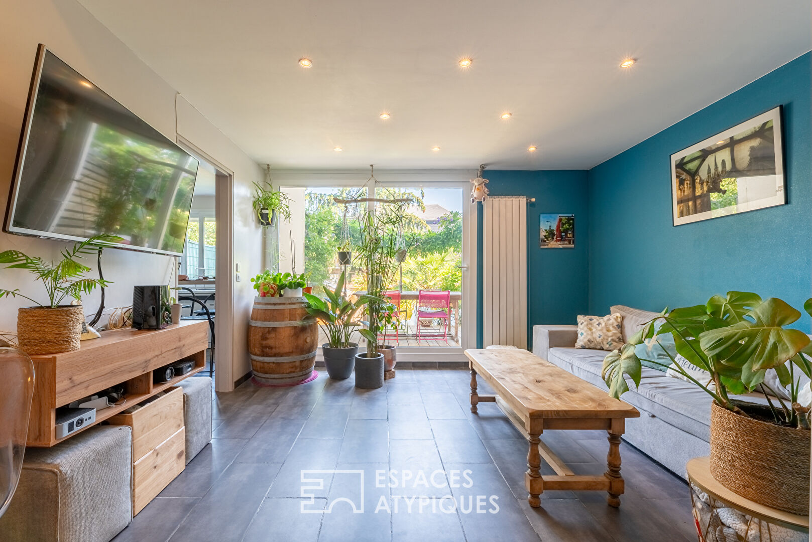Duplex avec jardin et garage à Saint-Clément