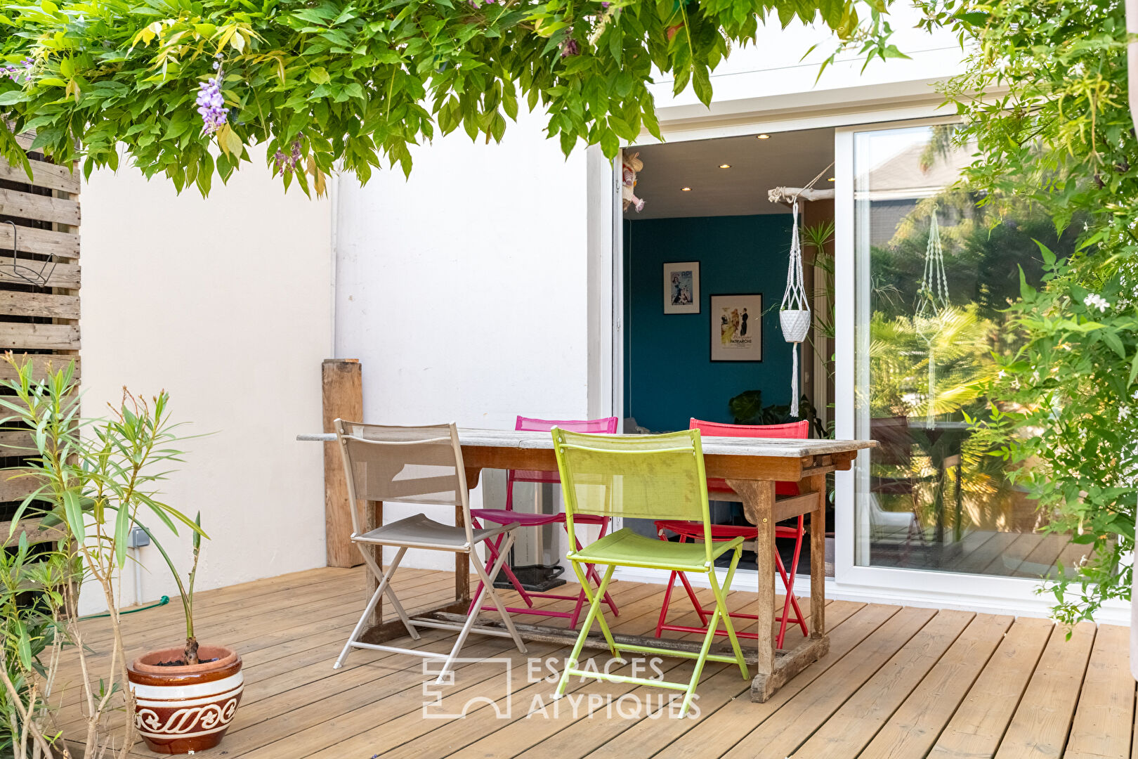 Duplex avec jardin et garage à Saint-Clément