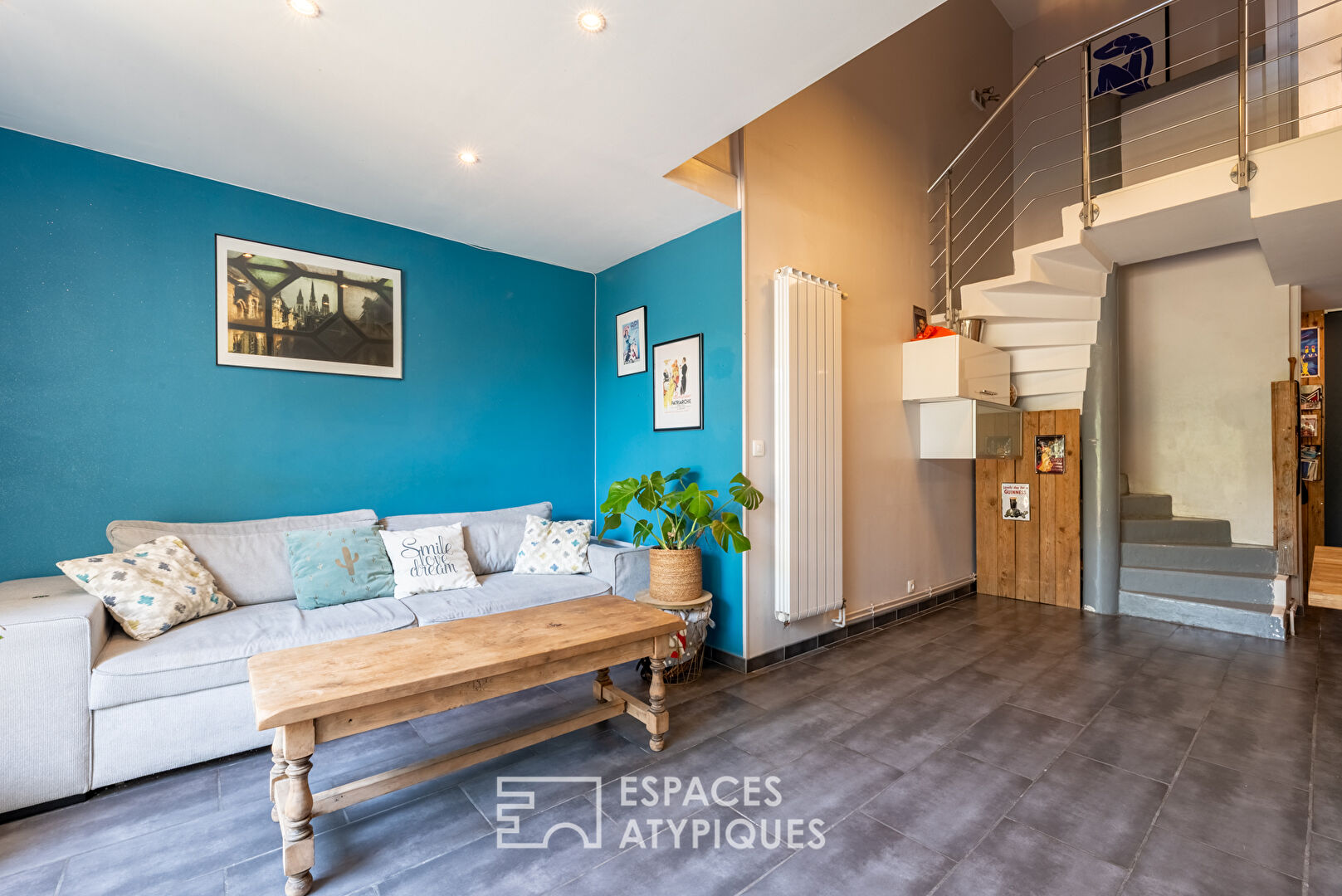 Duplex avec jardin et garage à Saint-Clément