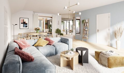 NEUF – Appartement neuf avec terrasse et vue sur Seine