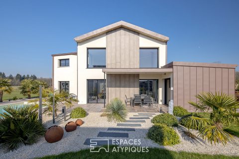 Maison d’architecte avec piscine