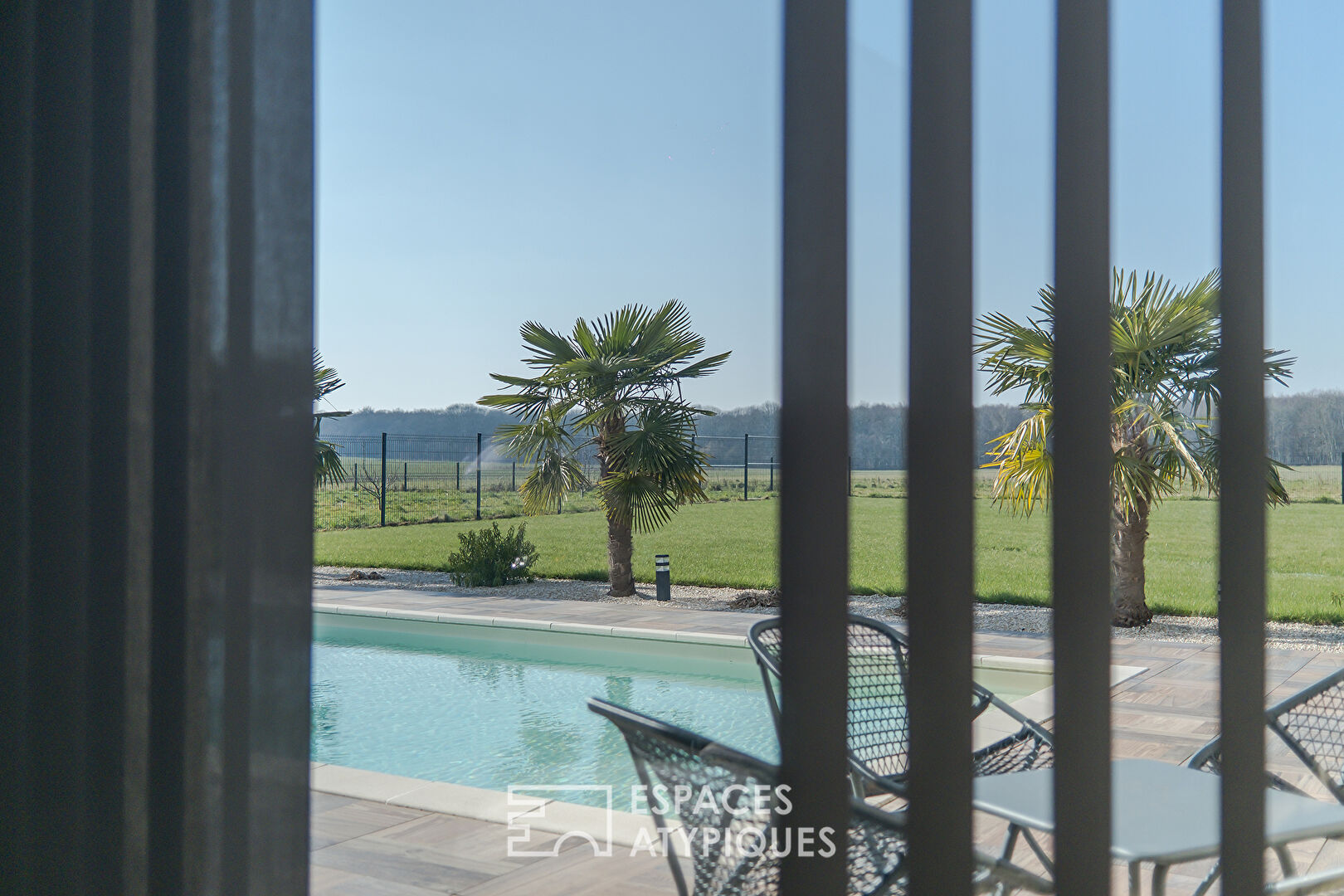 Maison d’architecte avec piscine