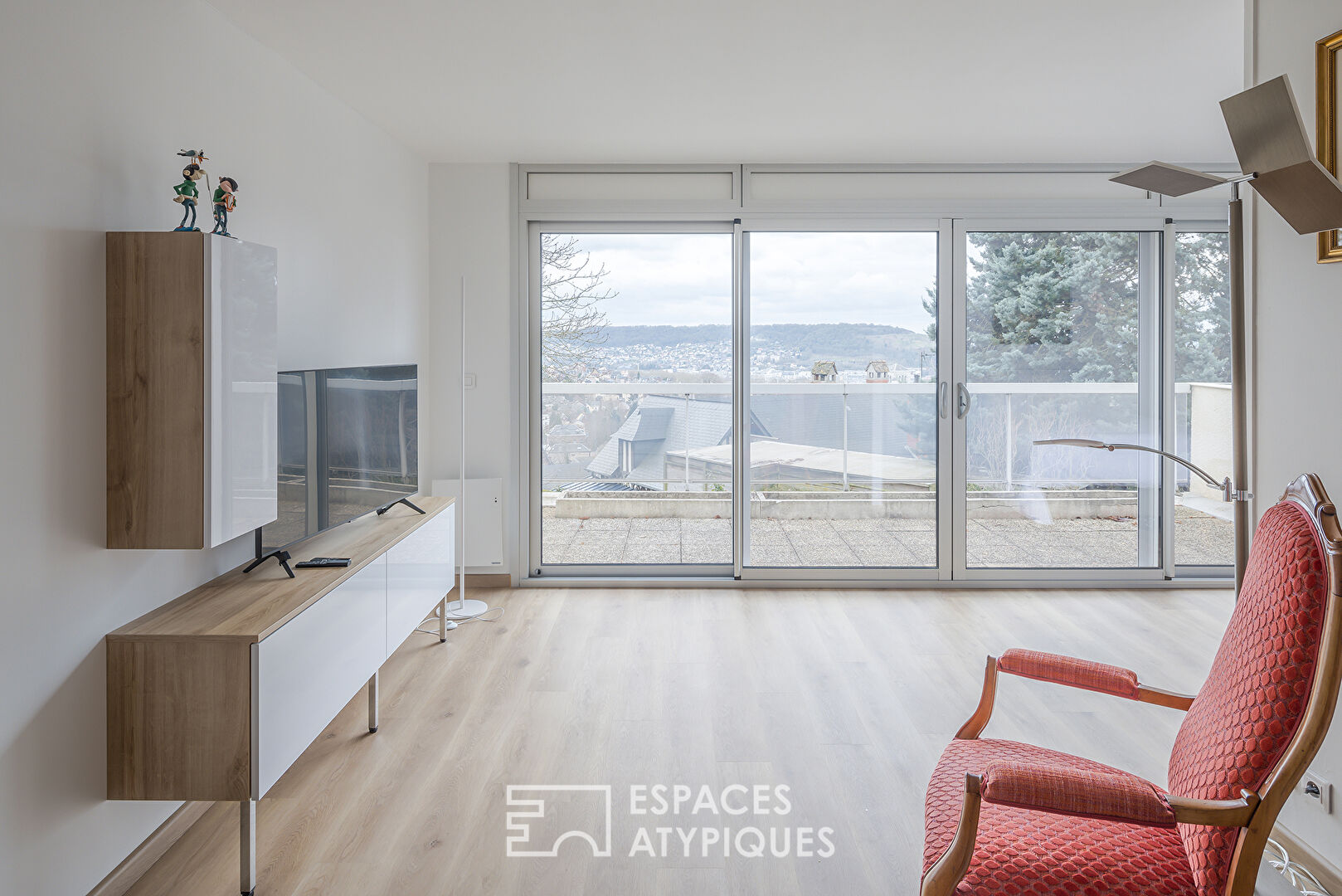 Appartement rénové quartier Jouvenet avec vue panoramique sur Rouen