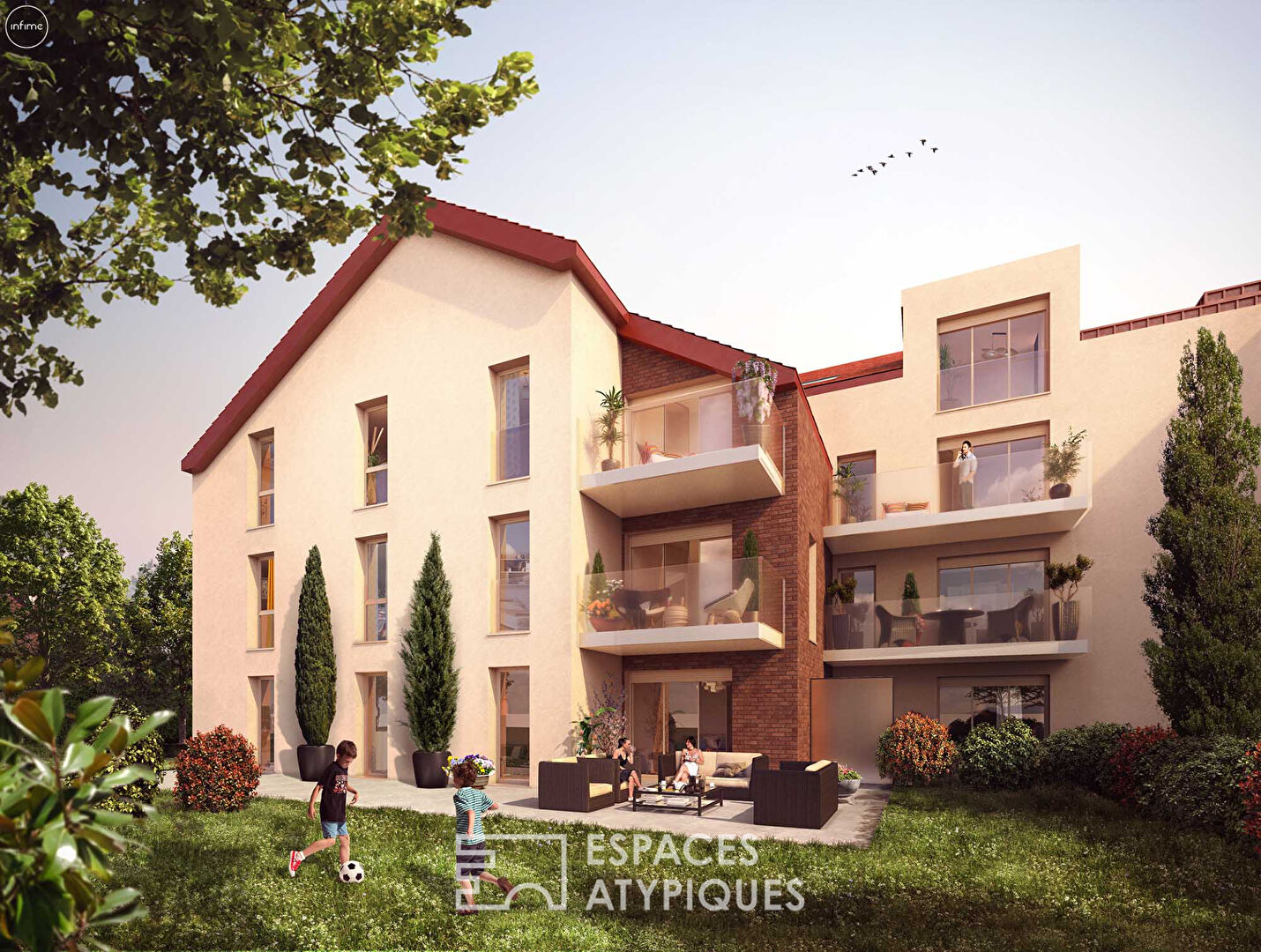 Vente NEUF Appartement de standing avec terrasse et jardin privatif à