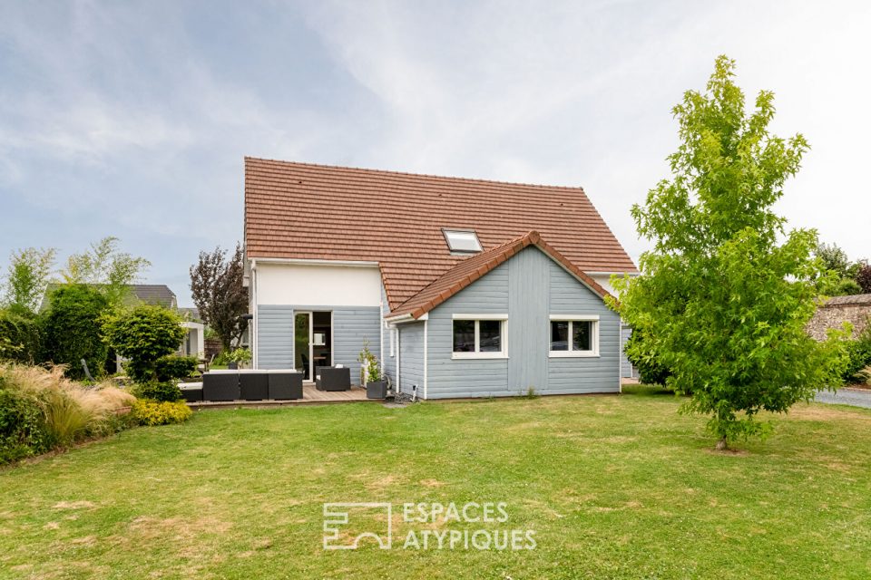Charme contemporain avec espace bien-être à Mesnil-Raoul