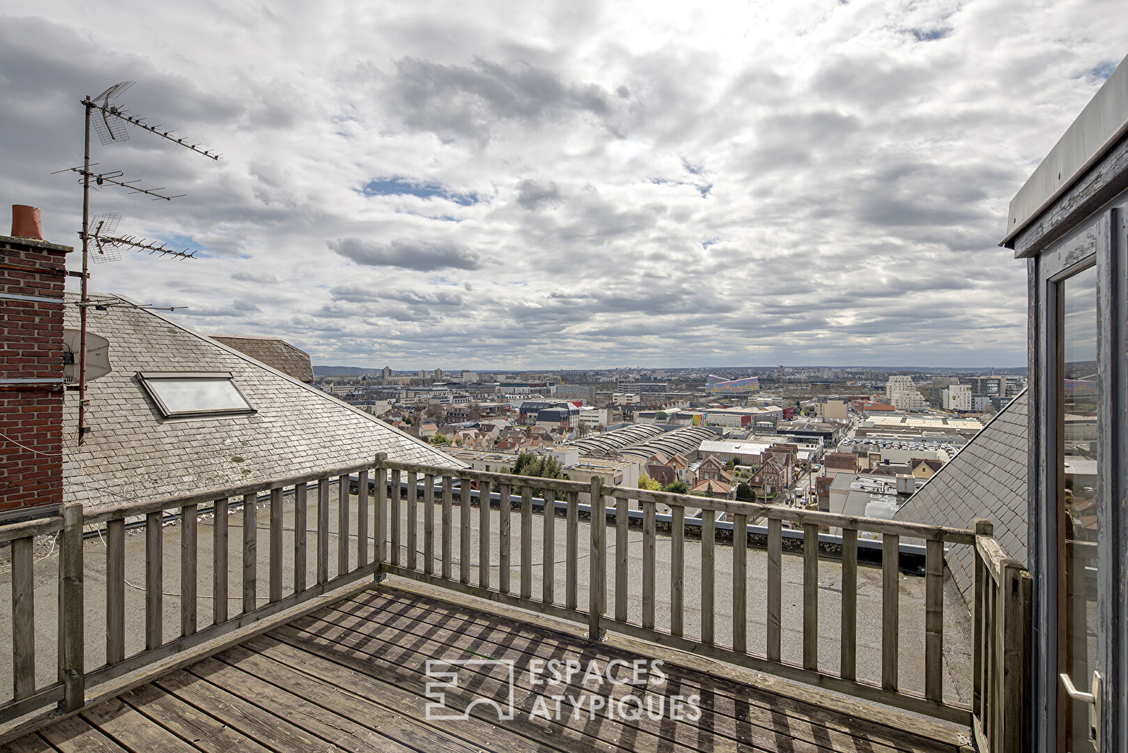 Duplex rive droite avec vue panoramique sur Rouen et toit terrasse