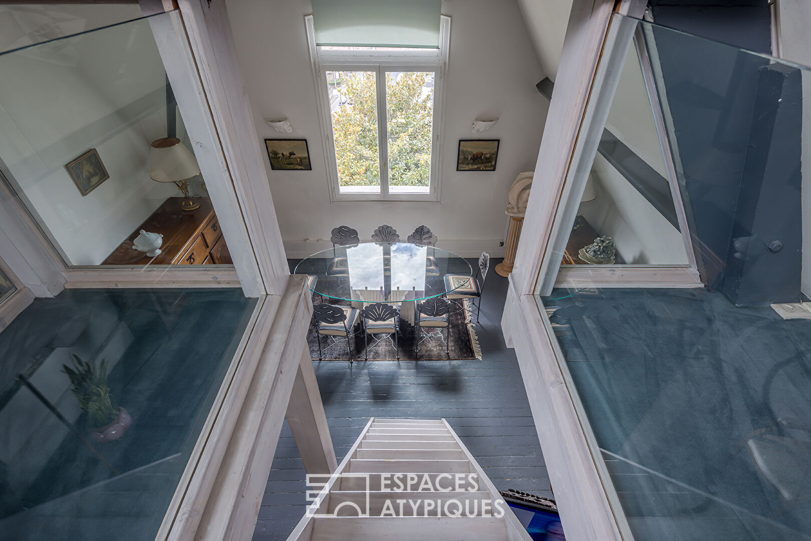 Duplex rive droite avec vue panoramique sur Rouen et toit terrasse