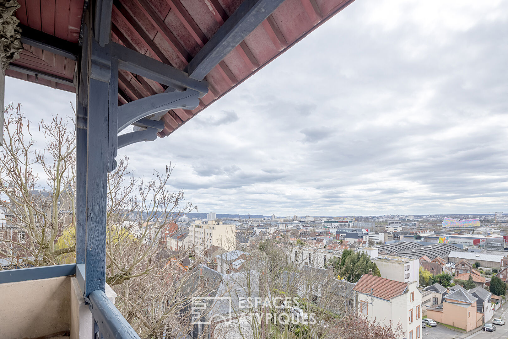 Duplex rive droite avec vue panoramique sur Rouen et toit terrasse