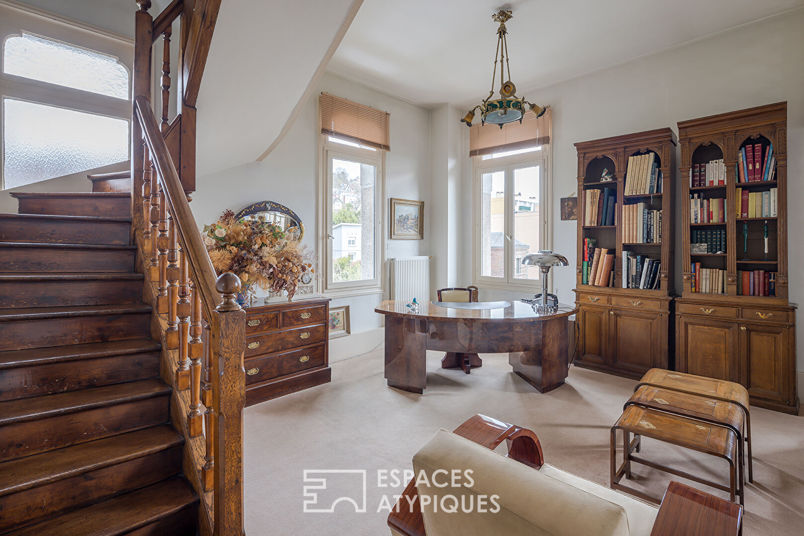 Duplex rive droite avec vue panoramique sur Rouen et toit terrasse