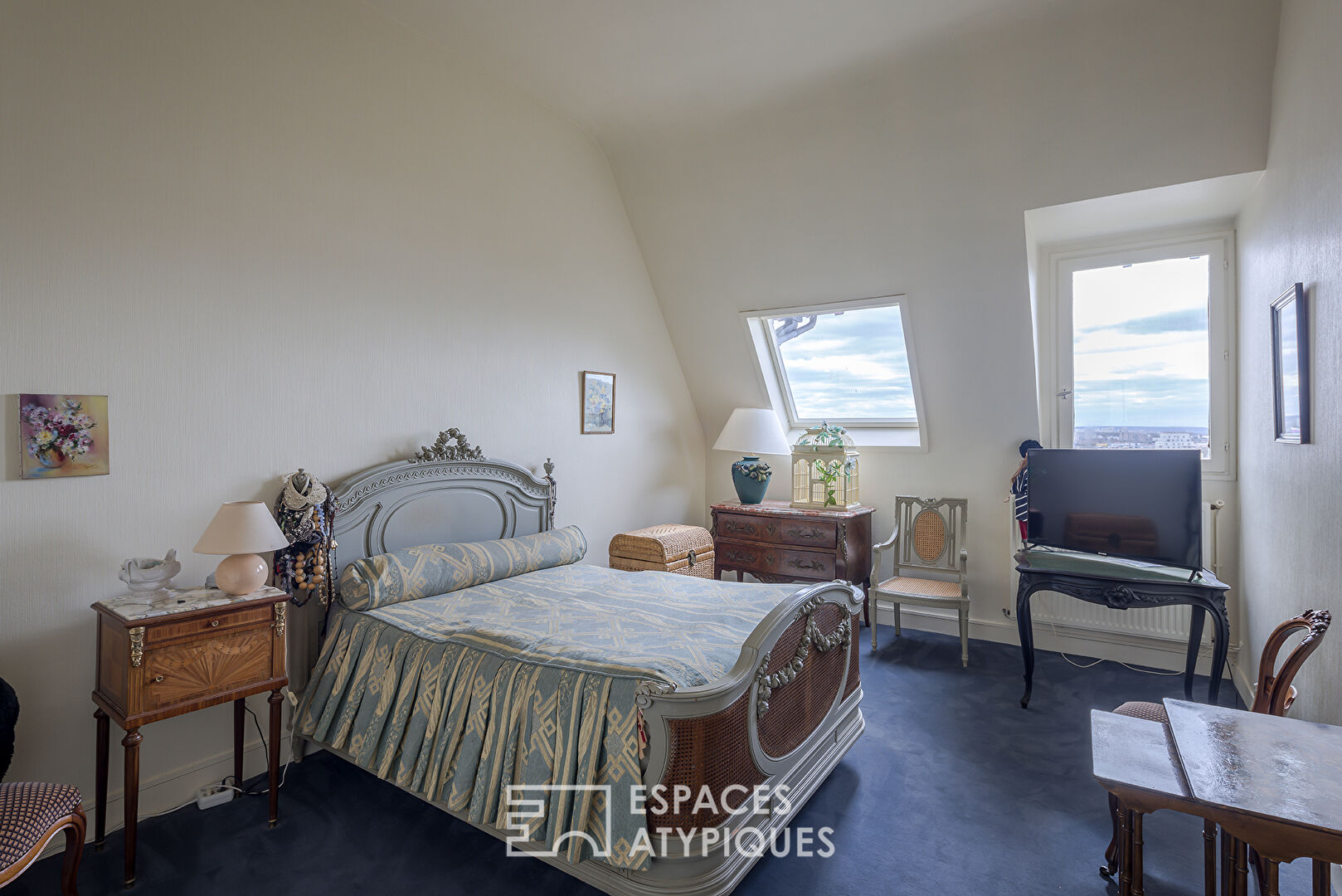Duplex rive droite avec vue panoramique sur Rouen et toit terrasse