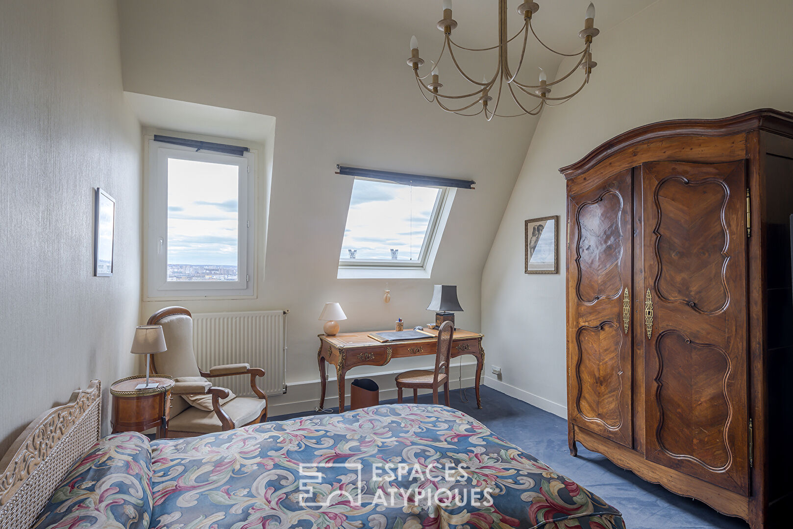 Duplex rive droite avec vue panoramique sur Rouen et toit terrasse