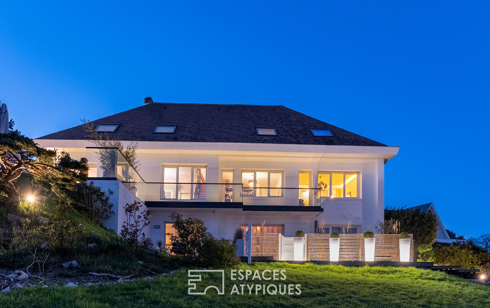 Maison d’architecte des années 70 avec vue panoramique sur Rouen