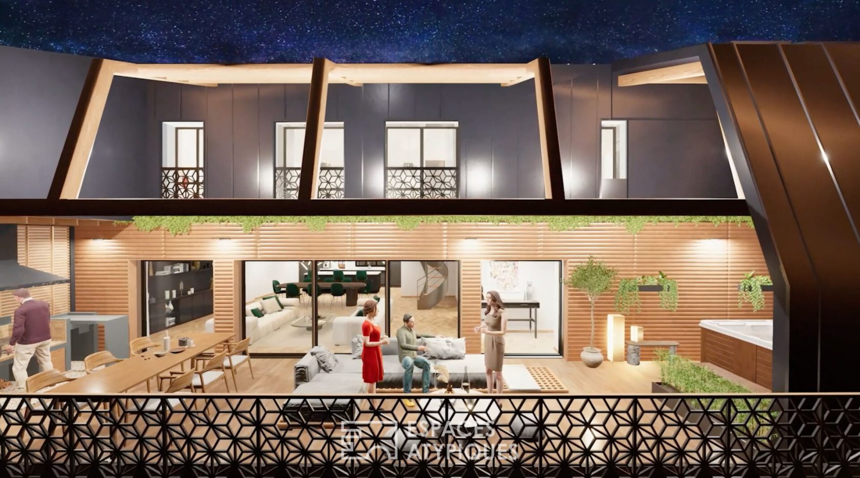 NEUF – Duplex avec terrasse et vue panoramique sur Rouen proche gare