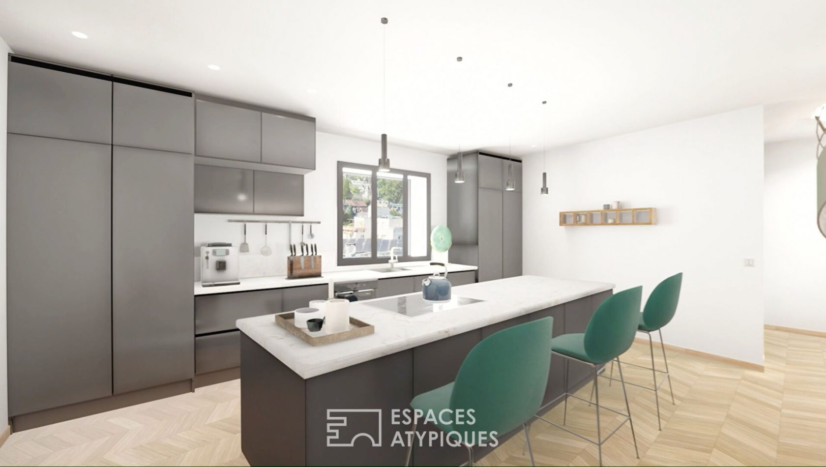 NEUF – Duplex avec terrasse et vue panoramique sur Rouen proche gare