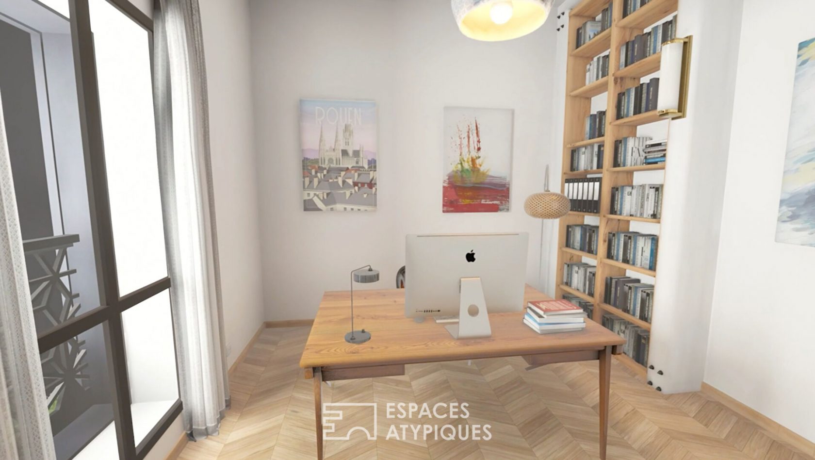 NEUF – Duplex avec terrasse et vue panoramique sur Rouen proche gare