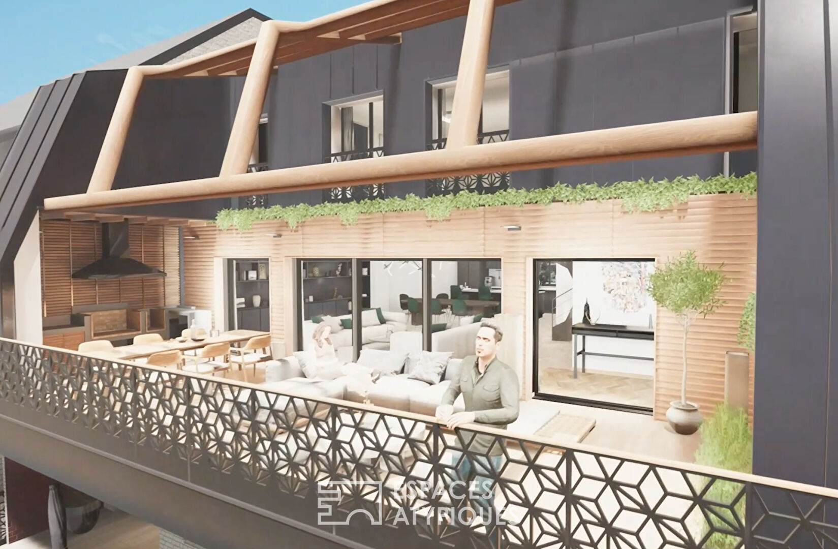 NEUF – Duplex avec terrasse et vue panoramique sur Rouen proche gare