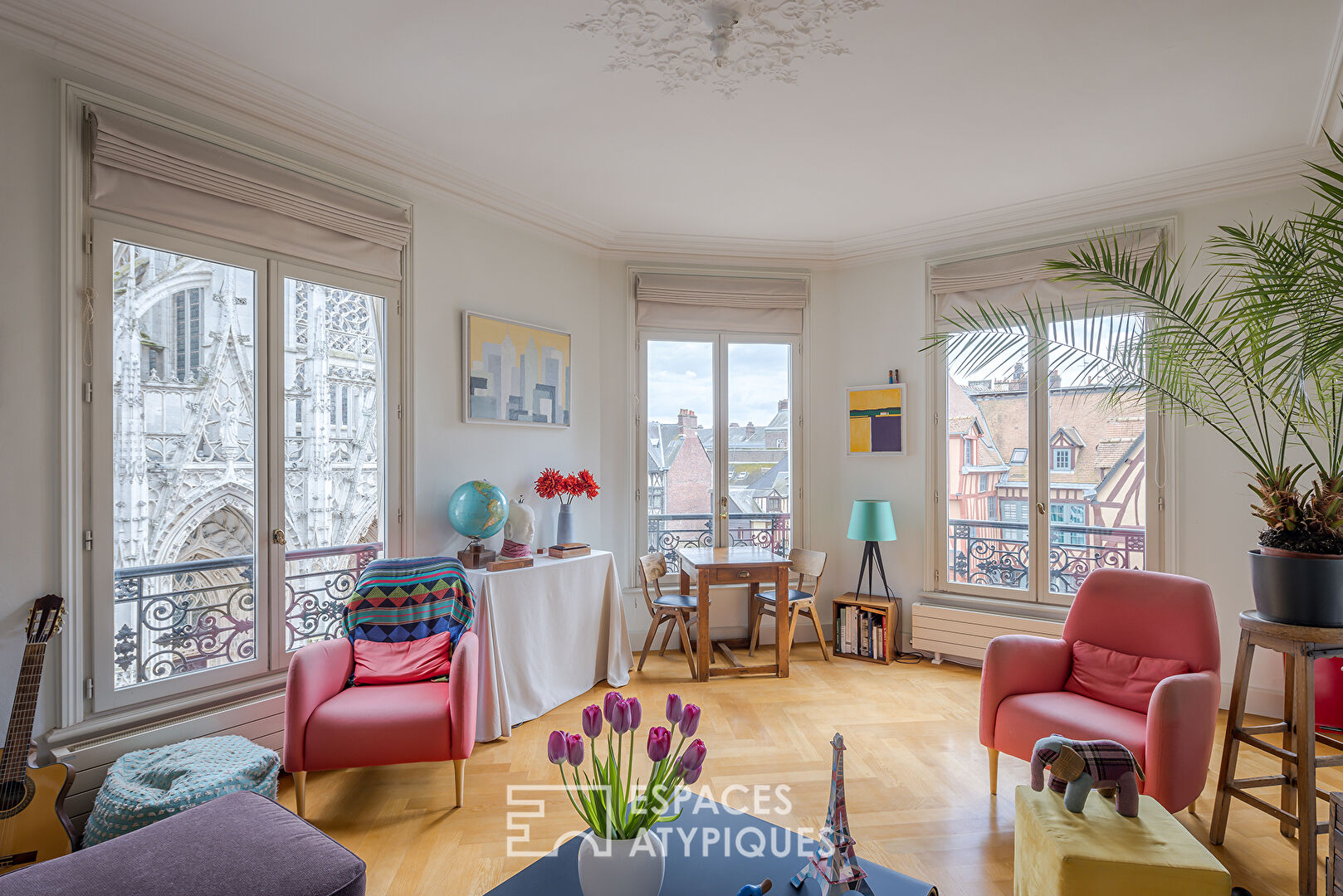 Haussmannien avec vue, quartier des antiquaires