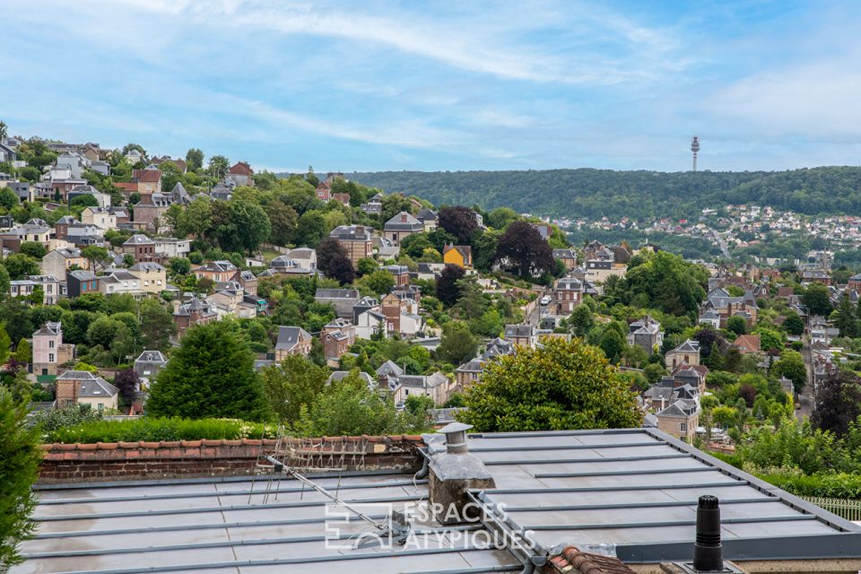 Appartement en duplex avec jardin privatif