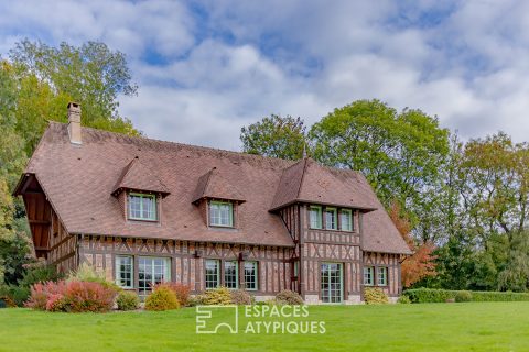 Maison d’architecte en ossature bois au charme de l’ancien