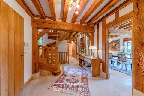 Maison d’architecte en ossature bois au charme de l’ancien