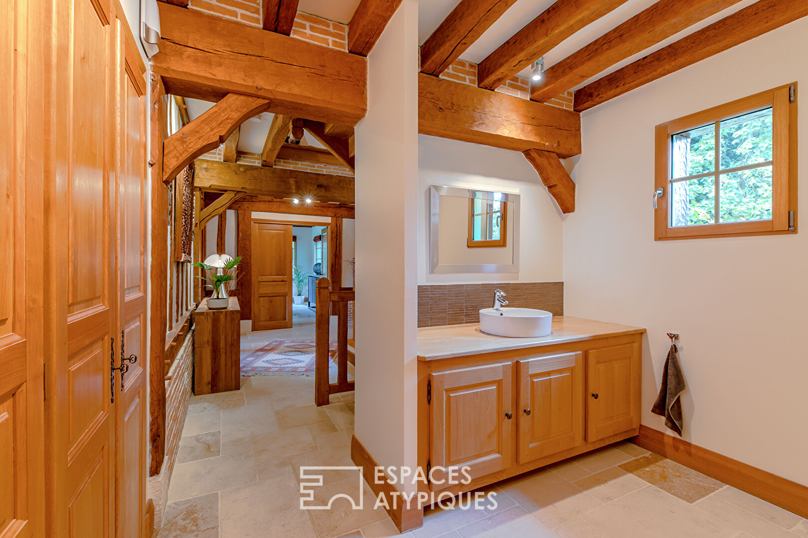 Maison d’architecte en ossature bois au charme de l’ancien