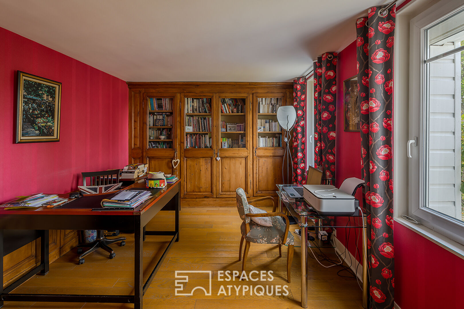 Maison de caractère avec jardin plat et arboré au coeur de Jouvenet