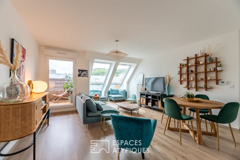 Appartement cosy avec terrasse et parking