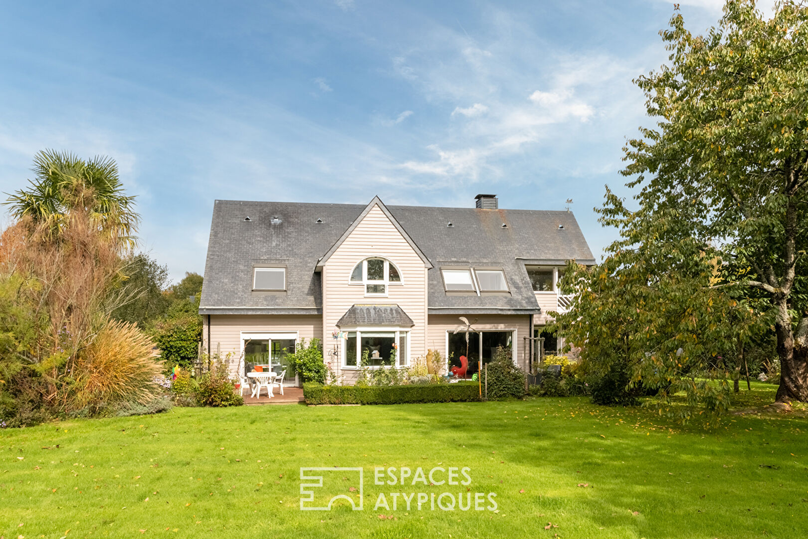 Contemporary Wooden Villa with Heated Pool and Panoramic Golf View