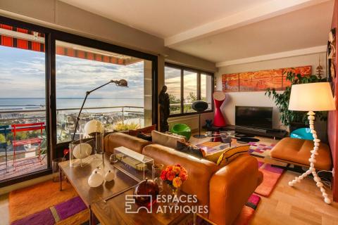 Appartement avec vue mer et plage, rénové par une architecte d&rsquo;intérieur