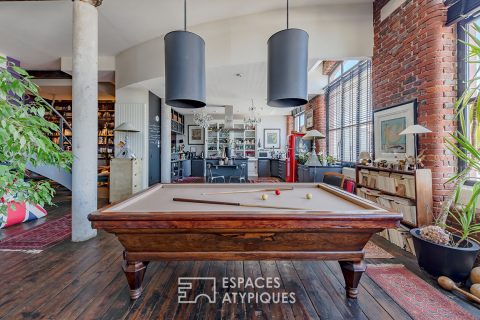 Loft grand standing avec studio indépendant et terrasse avec vue sur Rouen