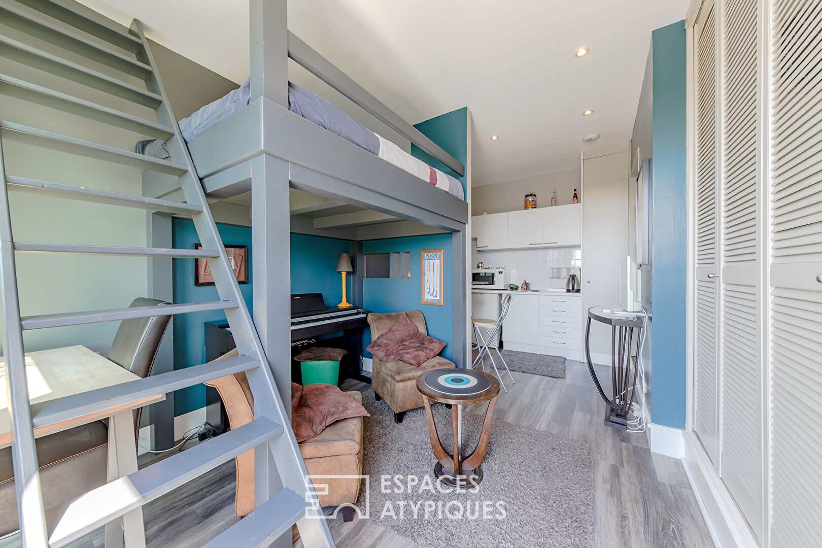 Loft grand standing avec studio indépendant et terrasse avec vue sur Rouen