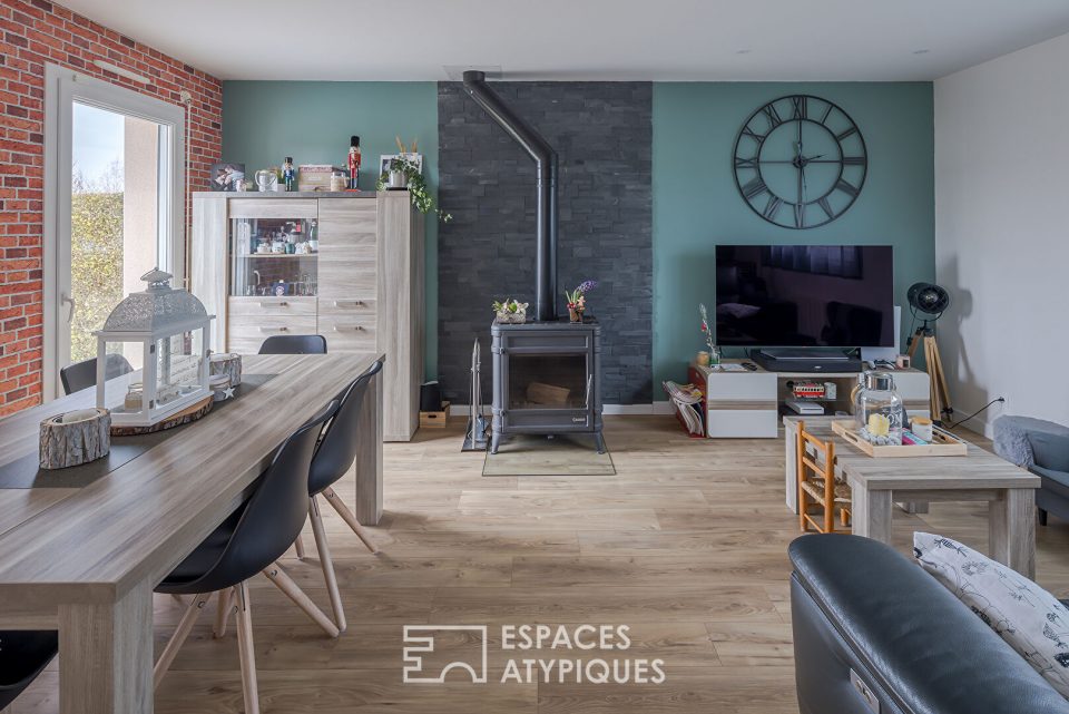 Maison individuelle avec vue sur la campagne normande