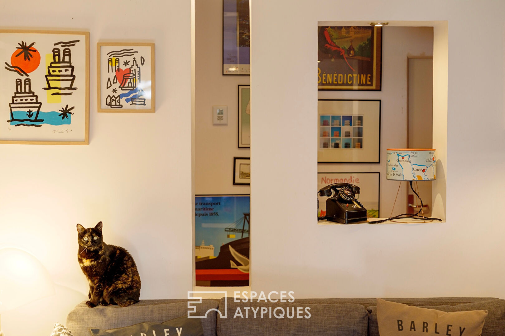 Maison restructurée à l&rsquo;esprit bohème avec jardin et garage