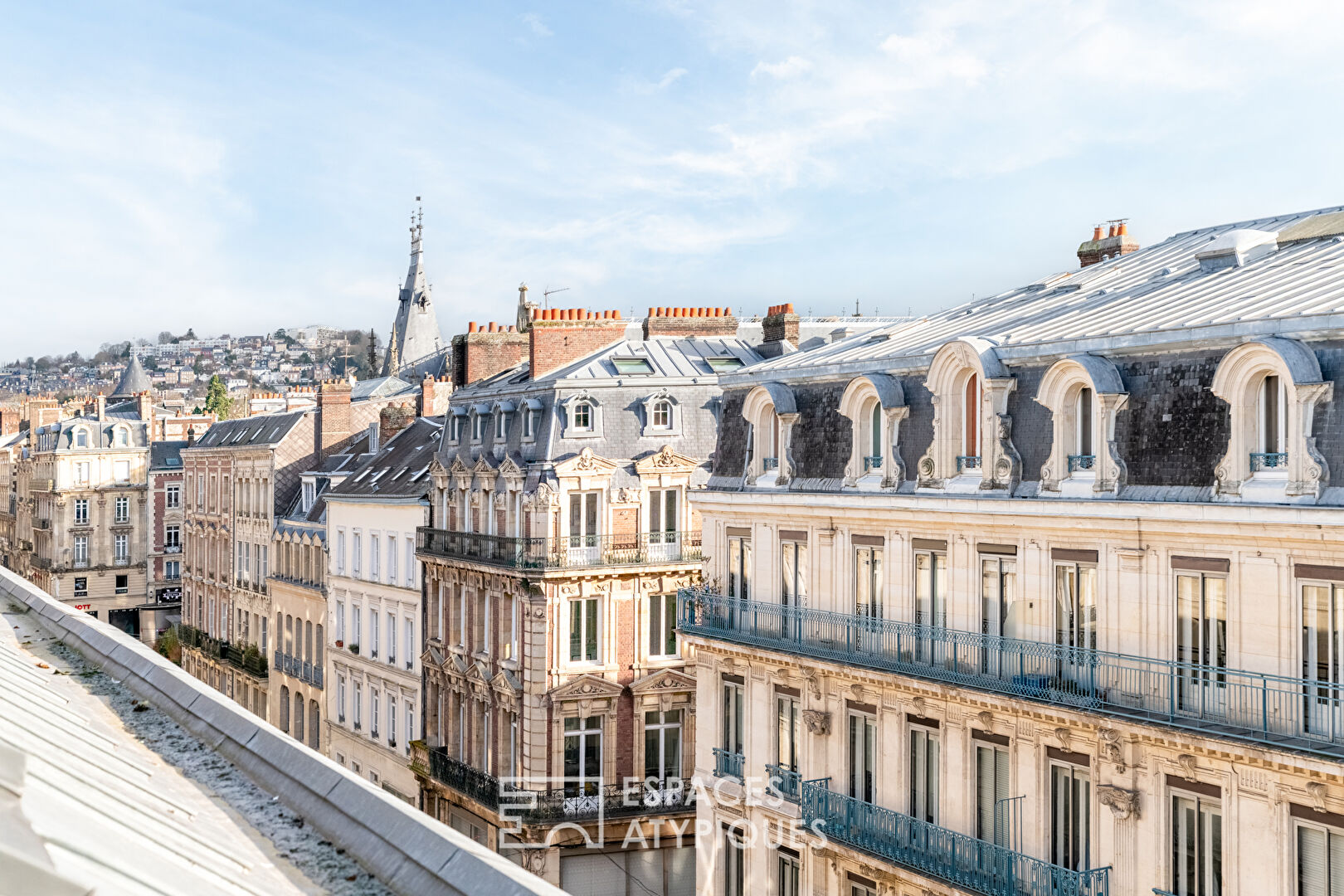 Appartement sous les toits avec vue sur la Cathédrale de Rouen