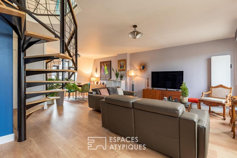 Duplex rénové avec parking en centre ville