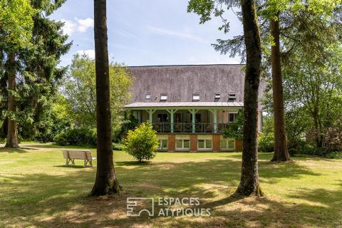 Norman house from the 19th century with barn of 400 sqm to renovate