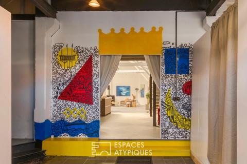 Atelier d&rsquo;artiste issu d&rsquo;une ancienne école de danse