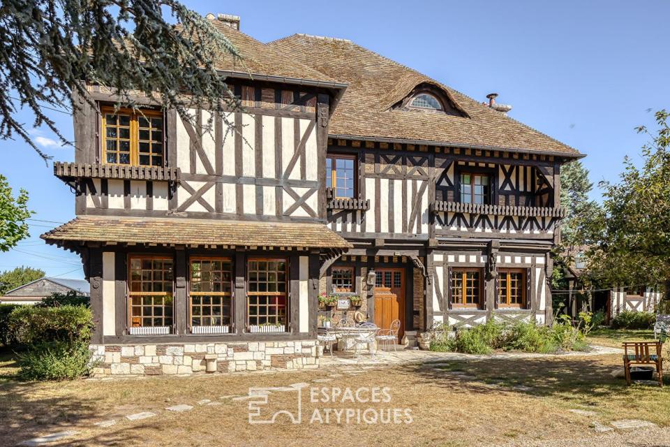 Demeure anglo-normande avec maison d'amis proche du Jardin des Plantes